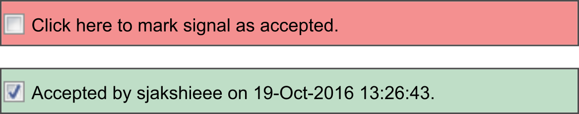 Accepted and Not Accepted